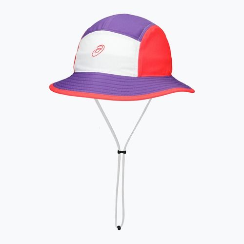 Klobúk ASICS Bucket performance flash red/edo purple/brilliant white