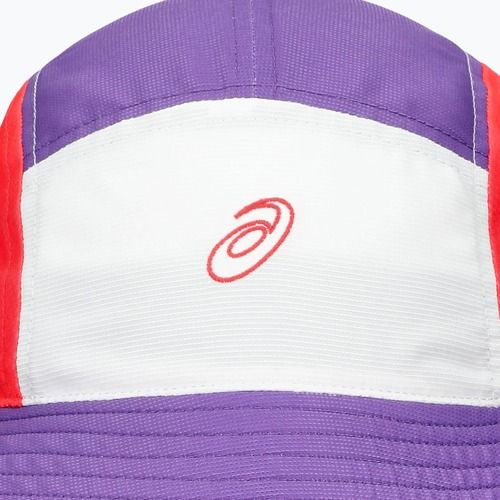 Klobúk ASICS Bucket performance flash red/edo purple/brilliant white