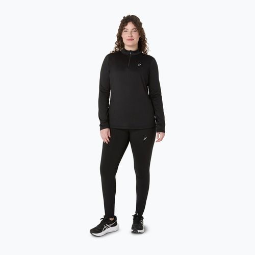 Dámske bežecké tričko longsleeve ASICS Core LS Half Zip Winter performance black