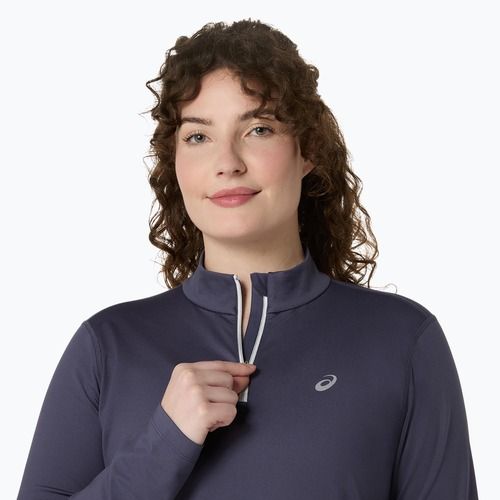 Dámske bežecké tričko longsleeve ASICS Core LS Half Zip Winter indigo fog