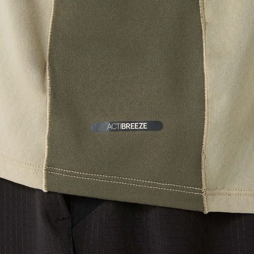 Pánske bežecké tričko ASICS Fujitrail Elite Top khaki/mantle green