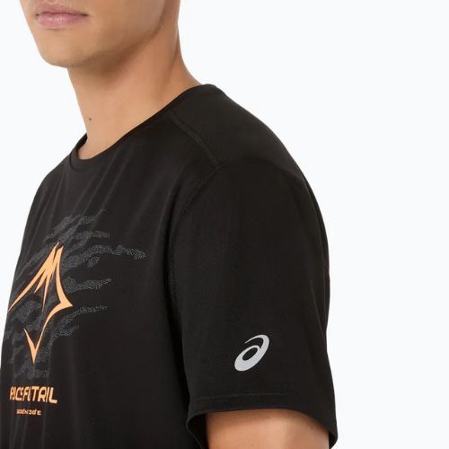 Pánske bežecké tričko ASICS Fujitrail Logo SS performance black