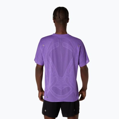 Pánske bežecké tričko ASICS Metarun SS Top edo purple