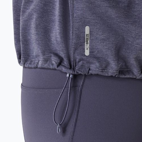 Dámske bežecké tričko ASICS Nagino Run Adjustable Top indigo fog