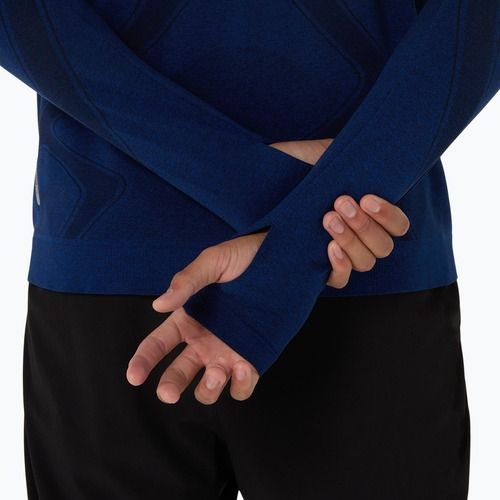 Pánske bežecké tričko longsleeve ASICS Road Seamless LS midnight