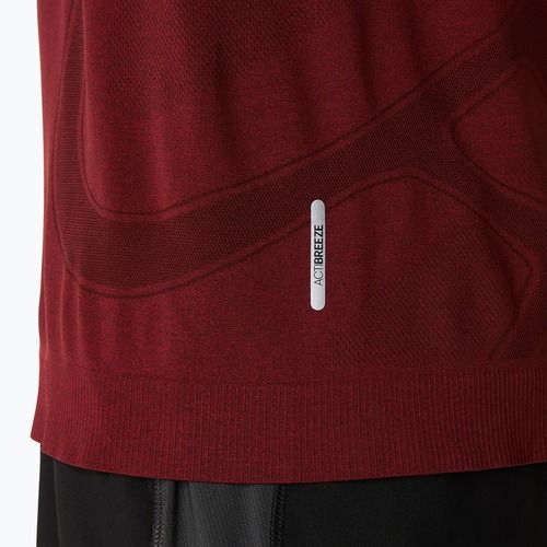 Pánske bežecké tričko ASICS Road Seamless dark red planet