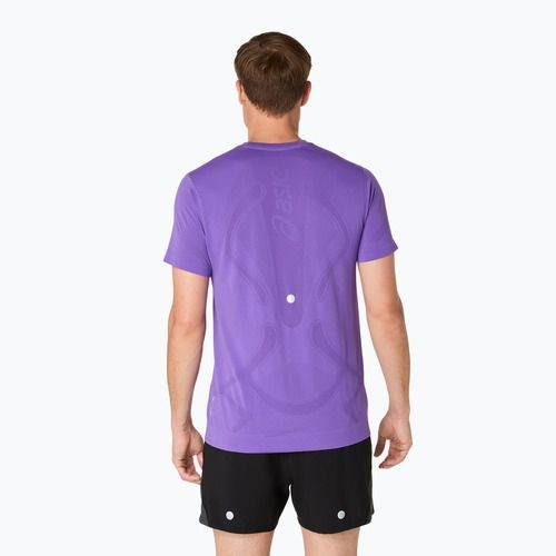 Pánske bežecké tričko ASICS Road Seamless edo purple