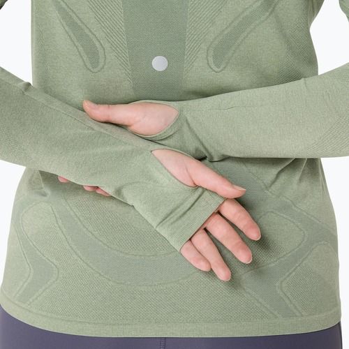 Dámske bežecké tričko longsleeve ASICS Road Seamless LS monument blue/whisper green