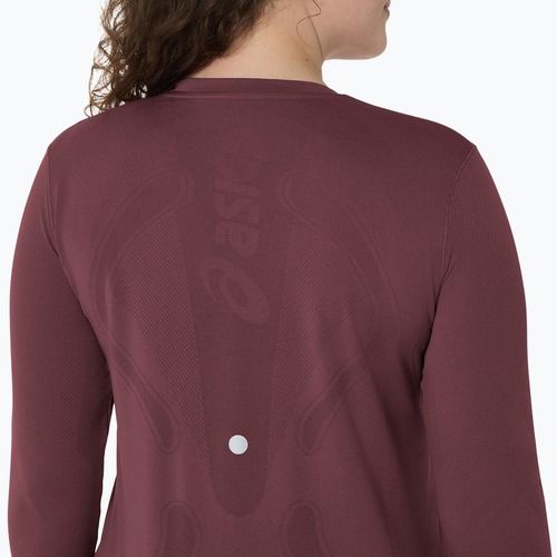 Dámske bežecké tričko longsleeve ASICS Road Seamless LS dark currant/port royal