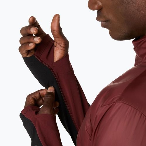Pánska bežecká bunda ASICS Road Winter dark red planet
