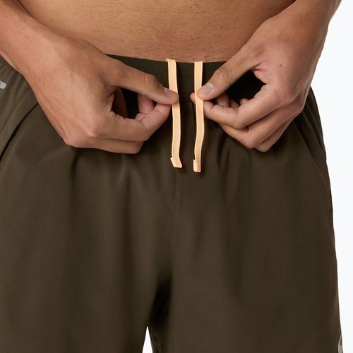 Pánske bežecké šortky ASICS Road 5IN brown stone