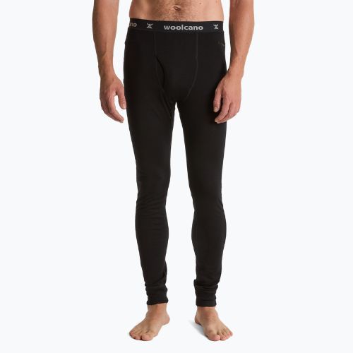 Pánske termo nohavice WOOLCANO 100% Merion PANT0539 black