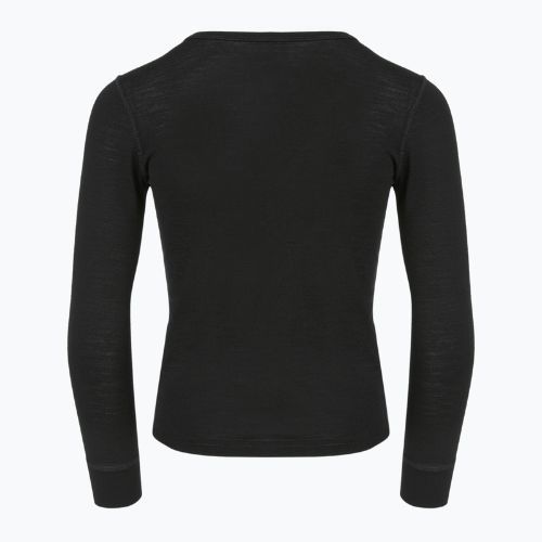 Detská termo mikina WOOLCANO termoaktywna 100% MERINO TOP00947 black