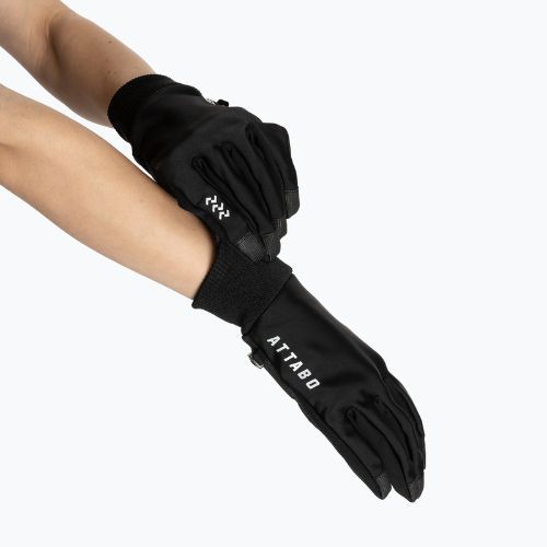 Cyklistické rukavice ATTABO LOREEF GLOVES vetruodolné zateplené black
