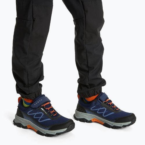Detské trekingové topánky Kadva Rocky Trail Low WaterProof Softshell navy / black
