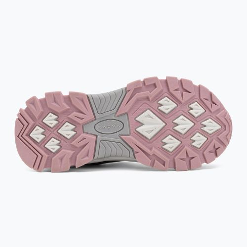Detské trekingové topánky Kadva Rocky Trail Low WaterProof Softshell gray / pink