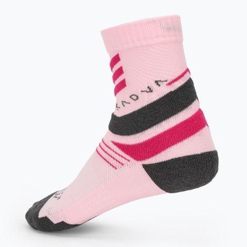 Detské ponožky KADVA Stride Coolmax 2 pairs różowy pink / black