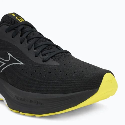 Pánske bežecké topánky Mizuno Wave Skyrise 6 black/harbor mist/lemon tonic
