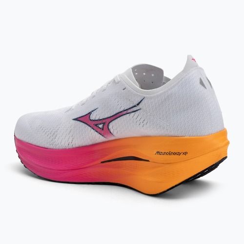 Bežecké topánky Mizuno Wave Rebellion Pro 3 white/pink tetra/tang orange