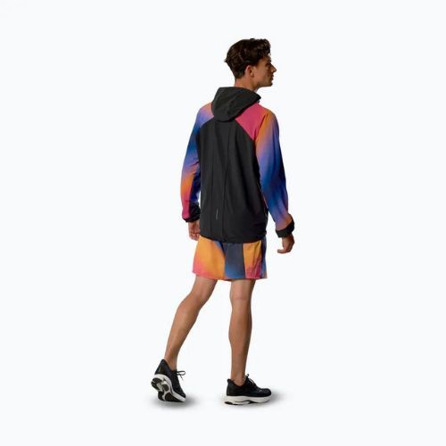 Pánska bežecká bunda Mizuno Active Alpha Hodded yuuyake