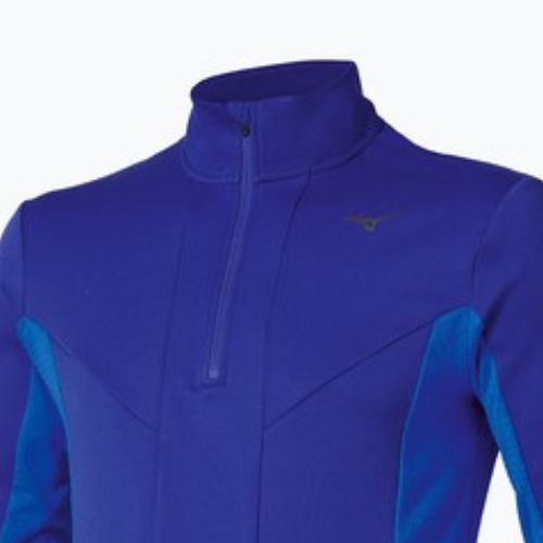 Pánske bežecké tričko longsleeve Mizuno Active Warm Half Zip sodalite blue
