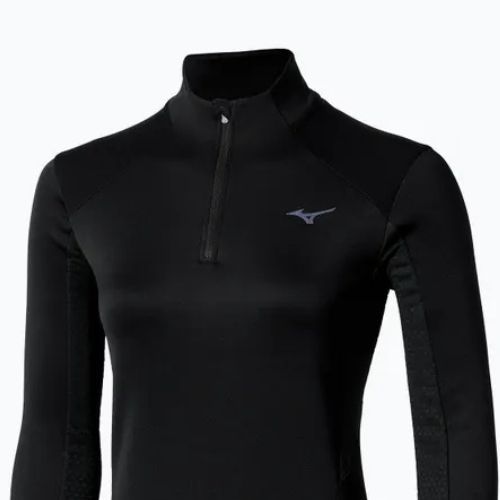 Dámska bežecká mikina Mizuno Active Warm Half Zip black