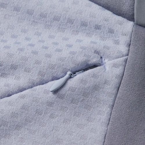 Dámska bežecká bunda Mizuno Active Warm Hybrid Full Zip Hooded quicksilver