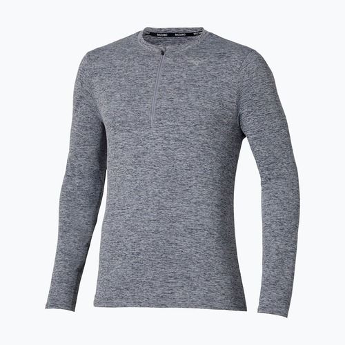 Pánske bežecké tričko longsleeve Mizuno Core Impulse Half Zip Tee quicksilver
