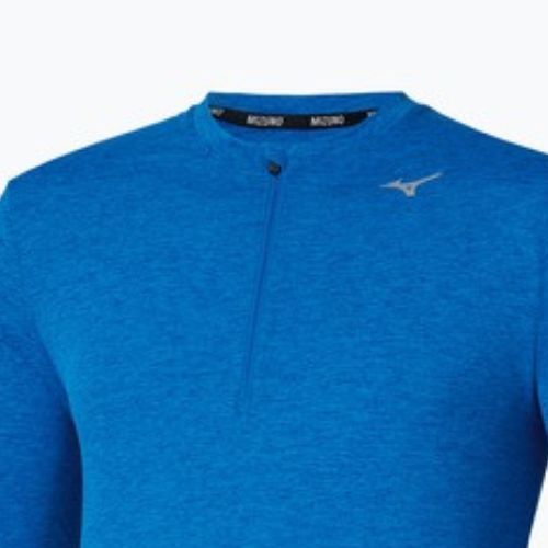 Pánske bežecké tričko longsleeve Mizuno Core Impulse Half Zip Tee princess blue