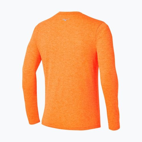 Pánske bežecké tričko longsleeve Mizuno Core Impulse Half Zip Tee tangelo