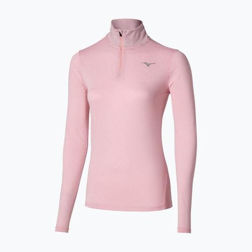 Dámska bežecká mikina Mizuno Core Impulse Half Zip Tee bleached mauve
