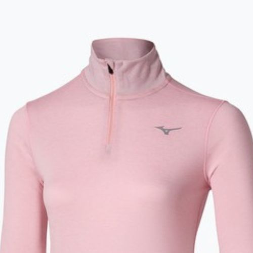 Dámska bežecká mikina Mizuno Core Impulse Half Zip Tee bleached mauve