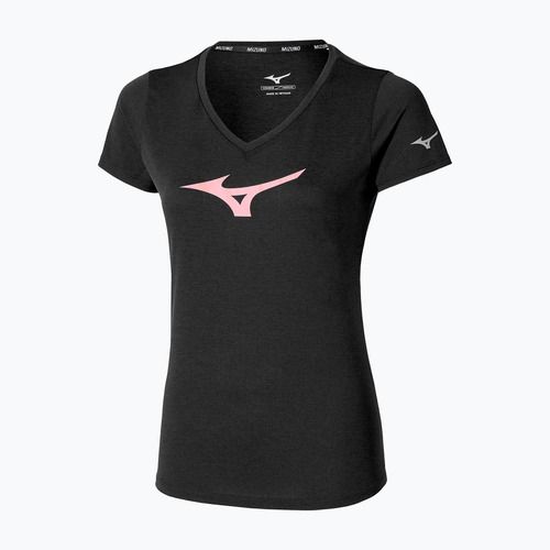 Dámske bežecké tričko Mizuno Core Runbird Tee black/mauve
