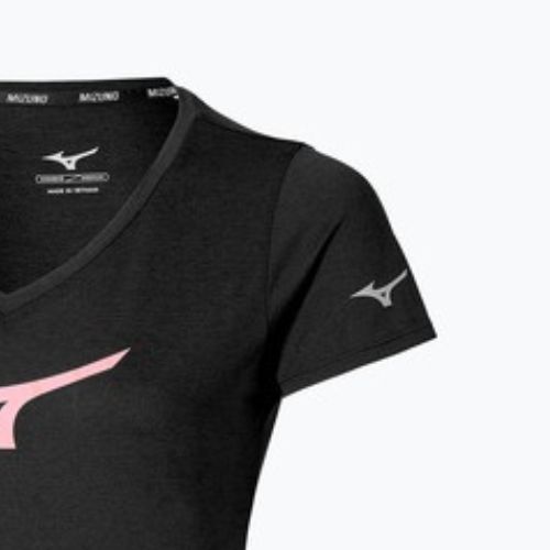 Dámske bežecké tričko Mizuno Core Runbird Tee black/mauve