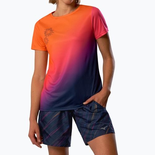 Dámske bežecké tričko Mizuno Summer Pack QD Tee yuuyake