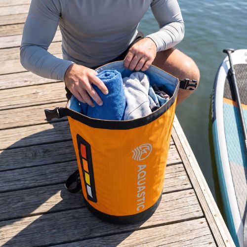 Vodotesný vak AQUASTIC Dry Bag 20 l Nylon/TPU orange