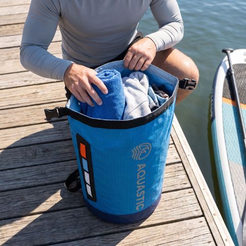 Vodeodolný vak AQUASTIC Dry Bag 20 l blue