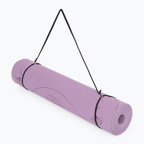 Podložka na jógu XTREXO EcoGrip 6mm purple