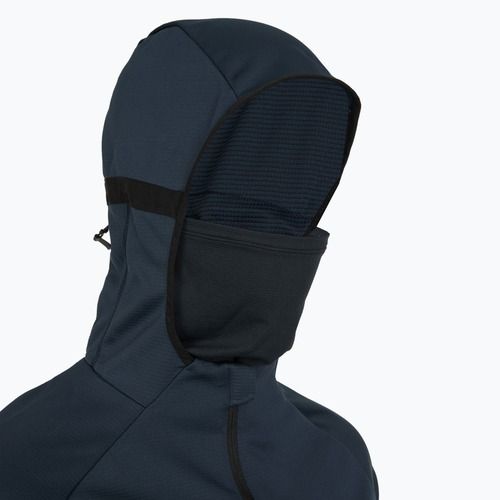 Dámska bežecká mikina On Climate Zip Hoodie navy