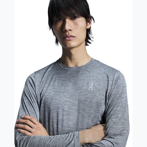 Pánske bežecké tričko longsleeve On Core Long-T heather gray