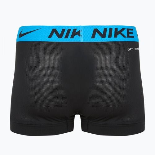 Pánske boxerky Nike Dri-FIT Cotton Trunk 3 pary black mint foam/blue hero/bright ceramic wb