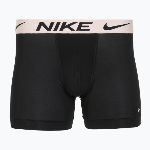 Pánske boxerky Nike Dri-Fit Essential Micro Boxer Brief 3 pary blk washed coral/olive aura/abrtract blue edge wb