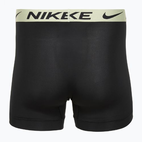 Pánske boxerky Nike Dri-Fit Essential Micro Boxer Brief 3 pary blk washed coral/olive aura/abrtract blue edge wb