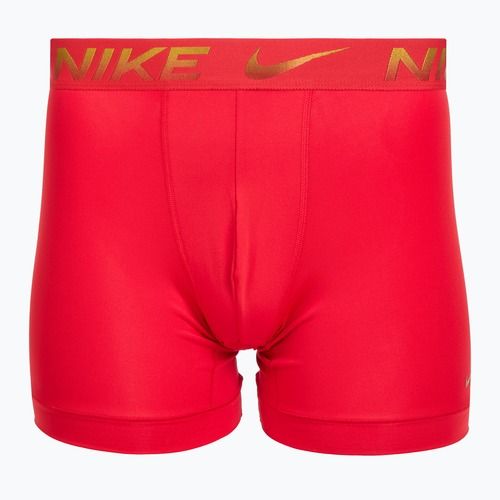 Pánske boxerky Nike Dri-Fit Essential Micro Boxer Brief 3 pary university red/black/black metallic grdient wb