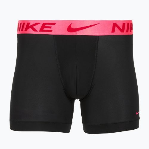 Pánske boxerky Nike Dri-Fit Essential Micro Boxer Brief 3 pary black hyper pink/uni red/black high shine wb