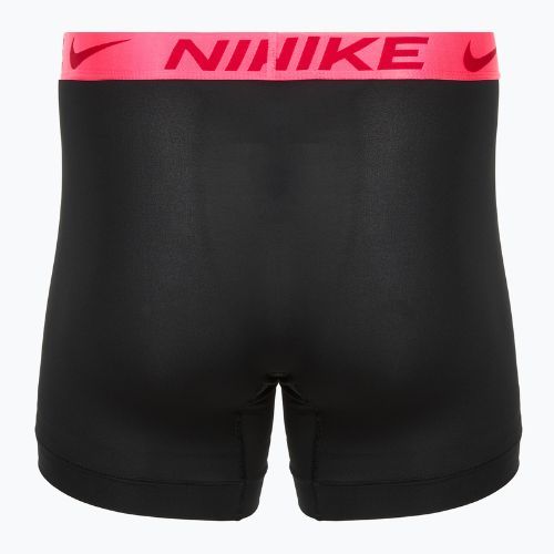 Pánske boxerky Nike Dri-Fit Essential Micro Boxer Brief 3 pary black hyper pink/uni red/black high shine wb
