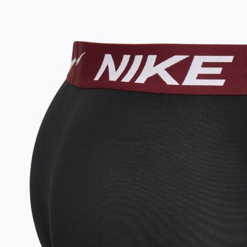 Pánske boxerky Nike Dri-Fit Essential Micro Trunk 3 pary black university gold/deep night/dark team red wb