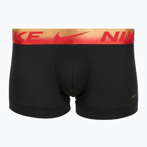 Pánske boxerky Nike Dri-Fit Essential Micro Trunk 3 pary blk/uni red/blk/uni red metallic gradient wb