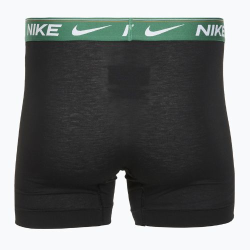 Pánske boxerky Nike Dri-FIT Ultra Comfort 3 pary black evrgreen aura/deep night/black waistband