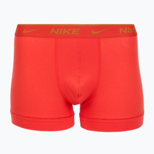 Pánske boxerky Nike Everyday Cotton Stretch Trunk 3 pary light crimson/midnight navy/black